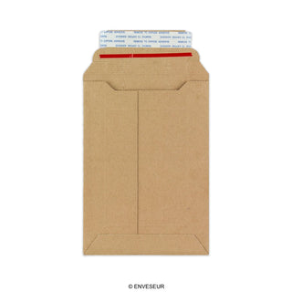 185x125 mm Scatola Rigida per Invio Postale Avana