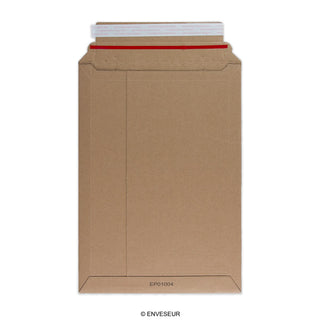 340x235 mm Scatola Rigida per Invio Postale Avana