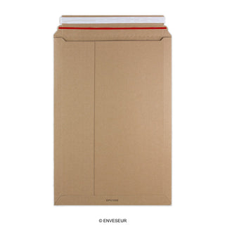 500x340 mm Scatola Rigida per Invio Postale Avana