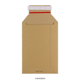 245x170 mm Scatola Robusta per Invio Postale Avana