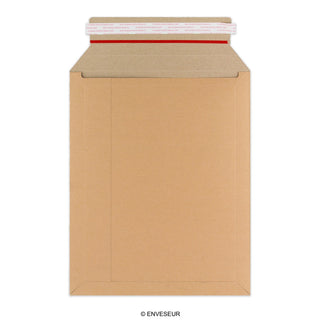 345x245 mm Scatola Robusta per Invio Postale Avana