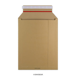 345x260 mm Scatola Robusta per Invio Postale Avana