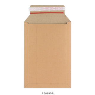370x285 mm Scatola Robusta per Invio Postale Avana
