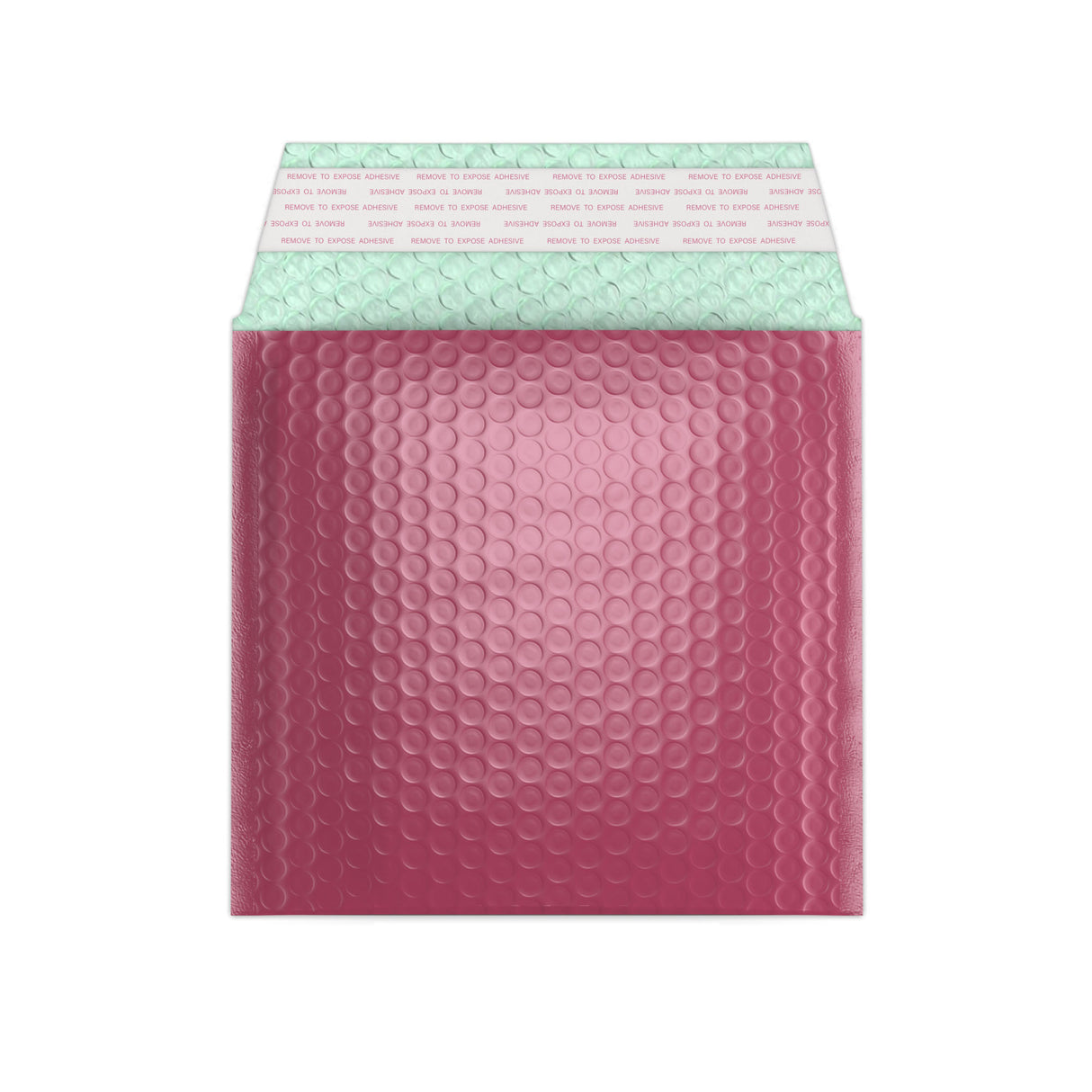 Buste a bolle d'aria con finitura metallica brillante