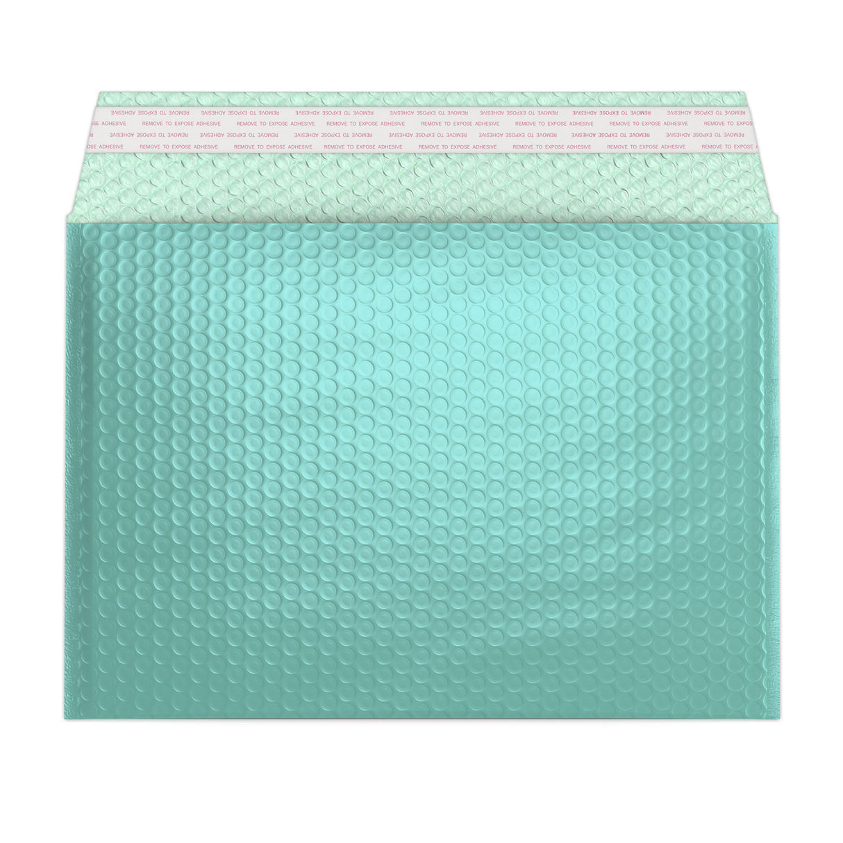 Buste a bolle d'aria con finitura metallica brillante