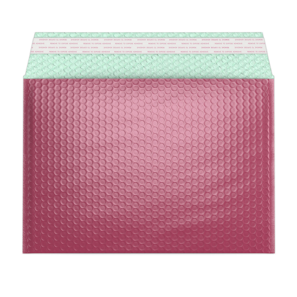 Buste a bolle d'aria con finitura metallica brillante