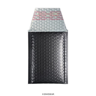 Buste a bolle d'aria con finitura metallica brillante