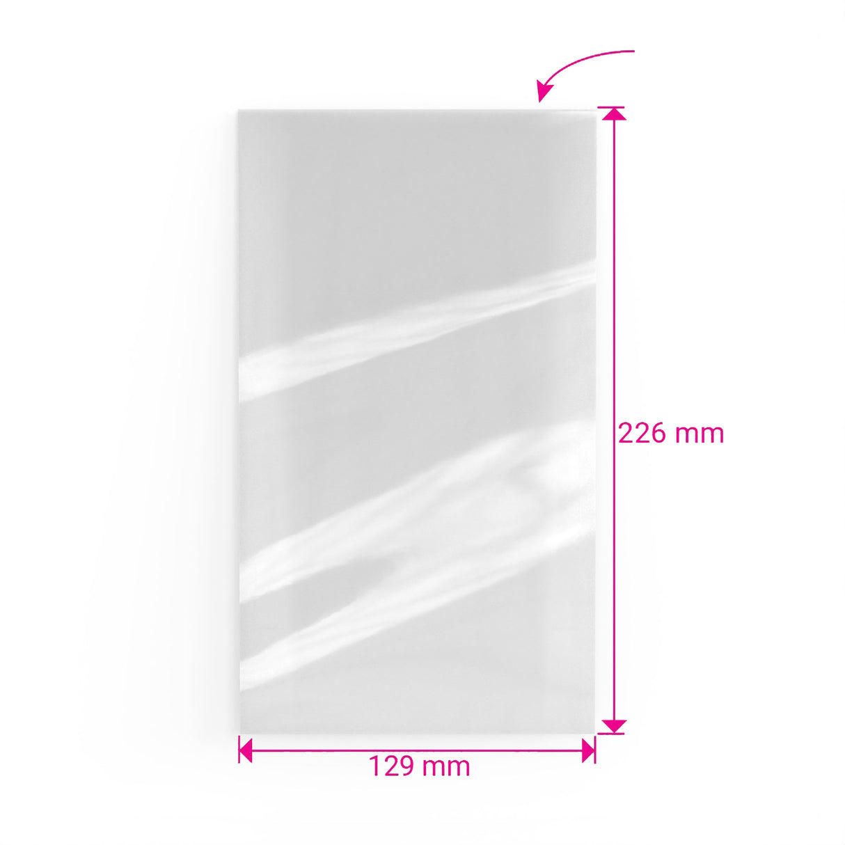 Sacchetti in cellophane non sigillabili