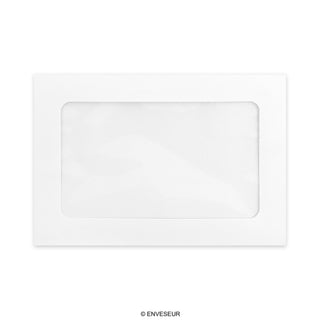 162x229 mm (C5) Busta con finestra con visualizzazione completa