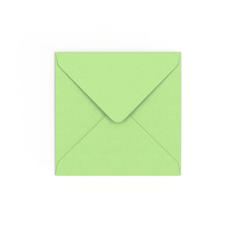 Pale Green Gummed V-Flap Envelope (130 x 130mm)