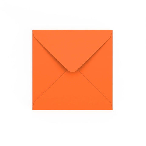 Orange Gummed V-Flap Envelope (140 x 140mm)