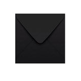 Busta colore nero con patella a V 155×155 mm