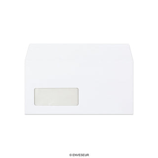 110x220 mm (DL) Busta bianca con finestra