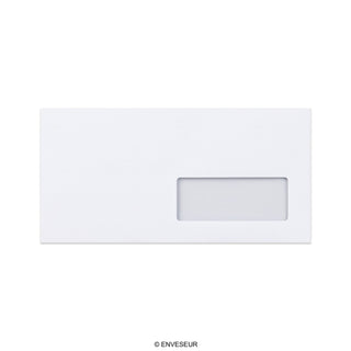 110x220 mm (DL) Busta bianca con finestra