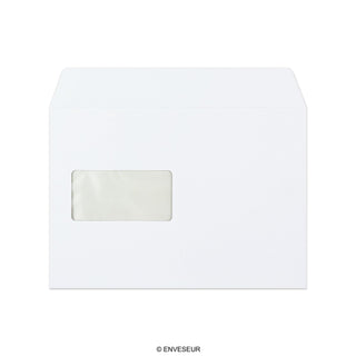 162x229 mm (C5) Busta bianca con finestra