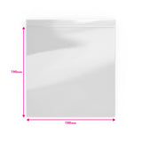 Sacchetto trasparente con chiusura a pressione