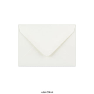82x113 mm (C7) Busta bianca con finiura Vergata