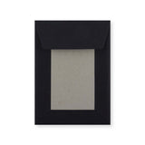 Busta con Dorso Rigido Nero 162x114 mm (C6)