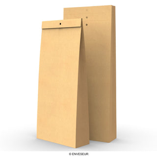 Sacchetti in kraft per campioni con fori 345x140x45mm