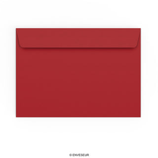 162x229 mm (C5) Busta Gamma Rosso Scuro