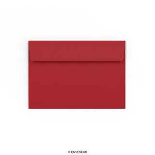 114x162 mm (C6) Busta Gamma Rosso Scuro