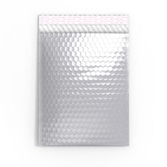 Metallic Finish Bubble Bag Mailers Silver 250 x 180 mm