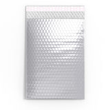 Buste a bolle d'aria con finitura metallica brillante