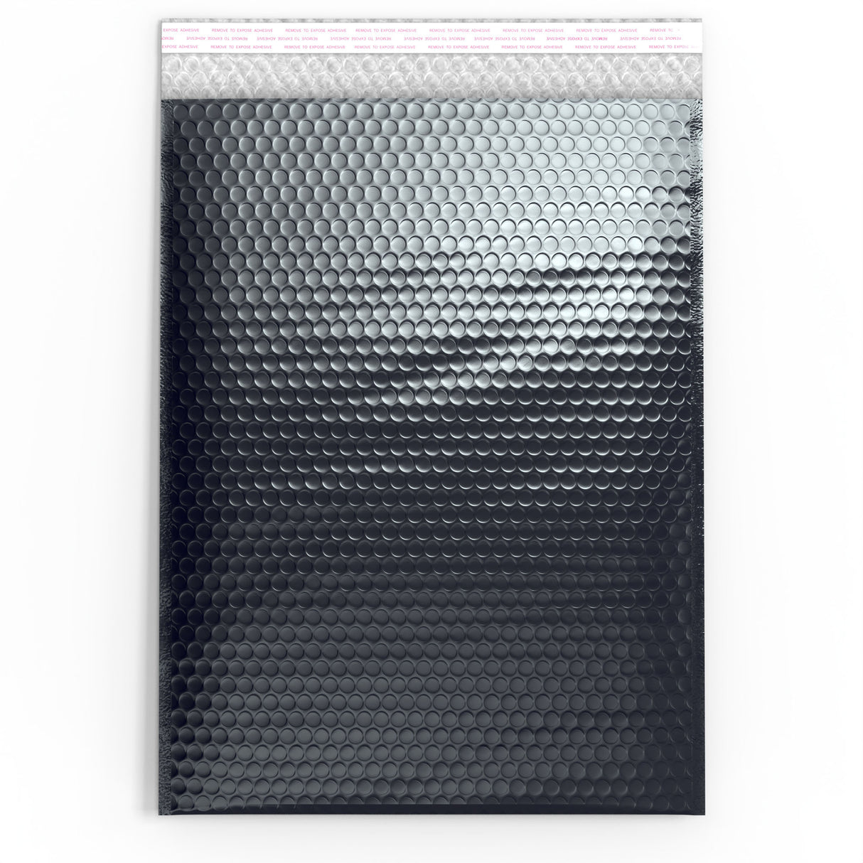 Buste a bolle d'aria con finitura metallica brillante