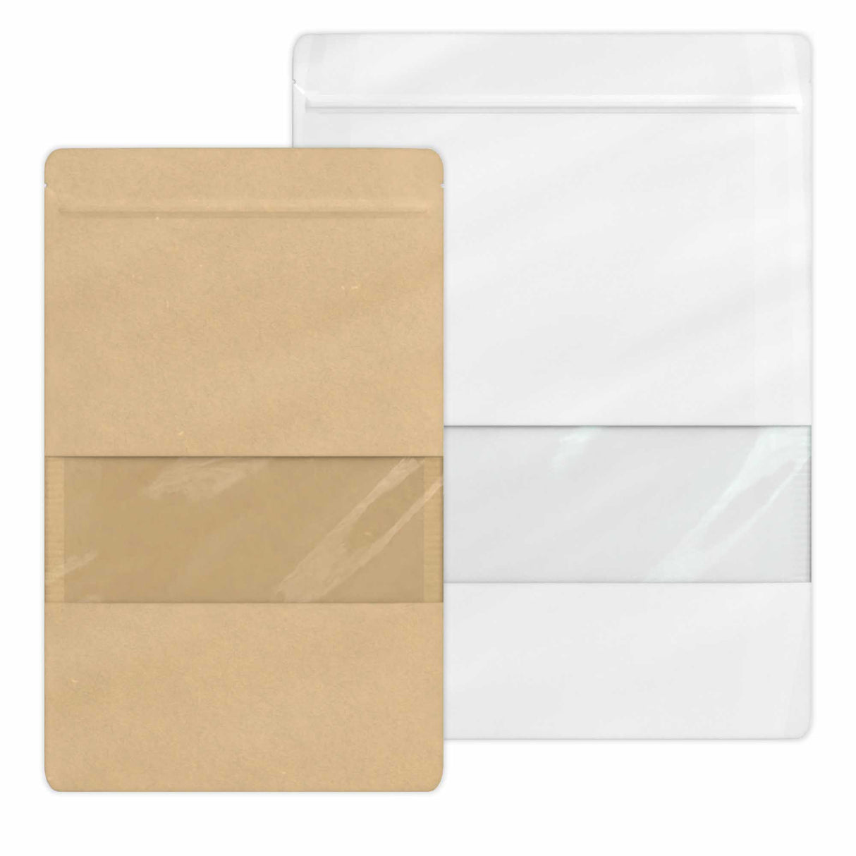 Busta Doypack per alimenti con finestra