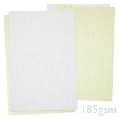 Carta con texture lino 185g/m²