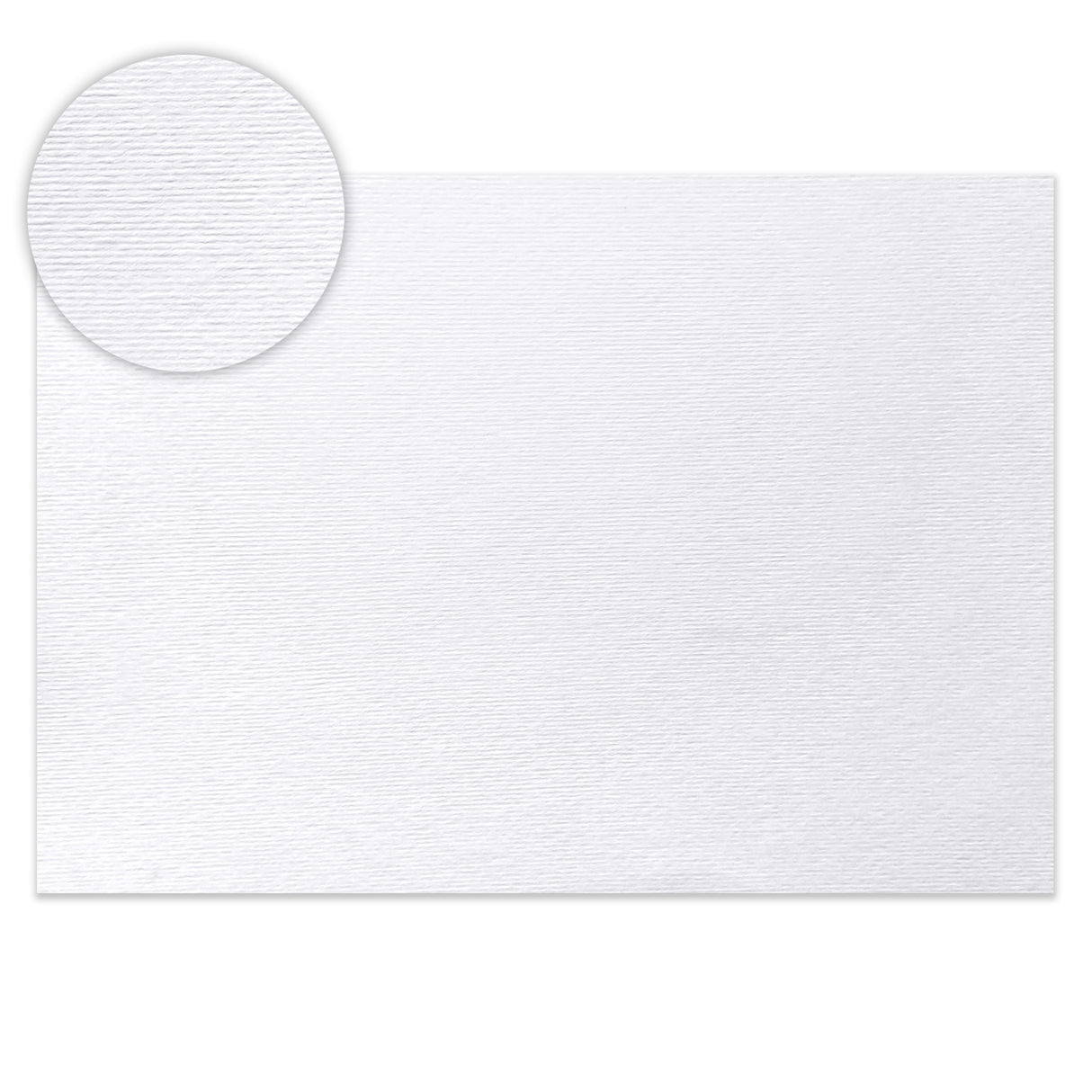 Biglietto Bianco in Carta Vergata 300gr
