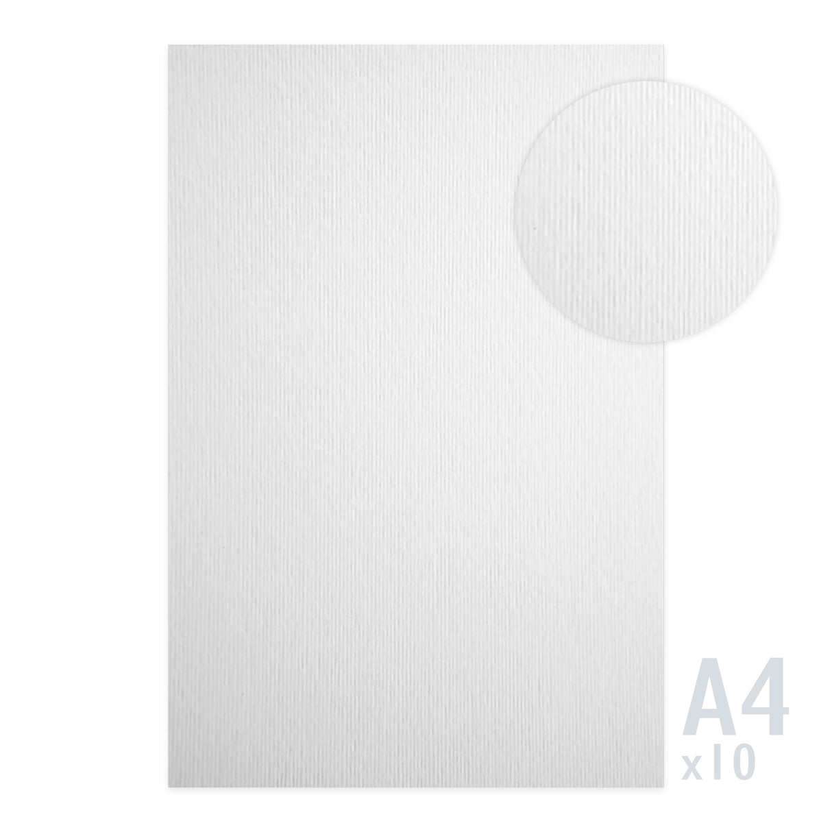 Carta con texture lino 215g/m² - 10 fogli A4