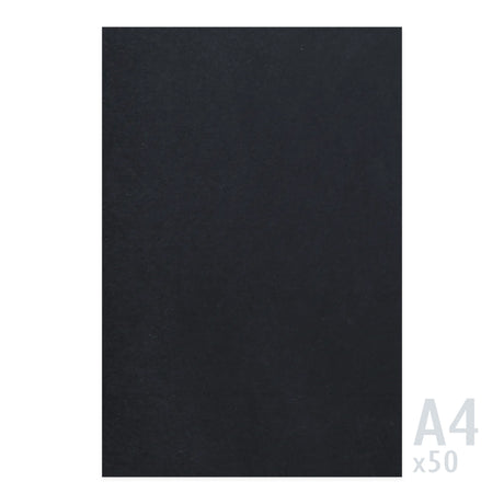 Carta nera 225g/m² - 50 fogli A4