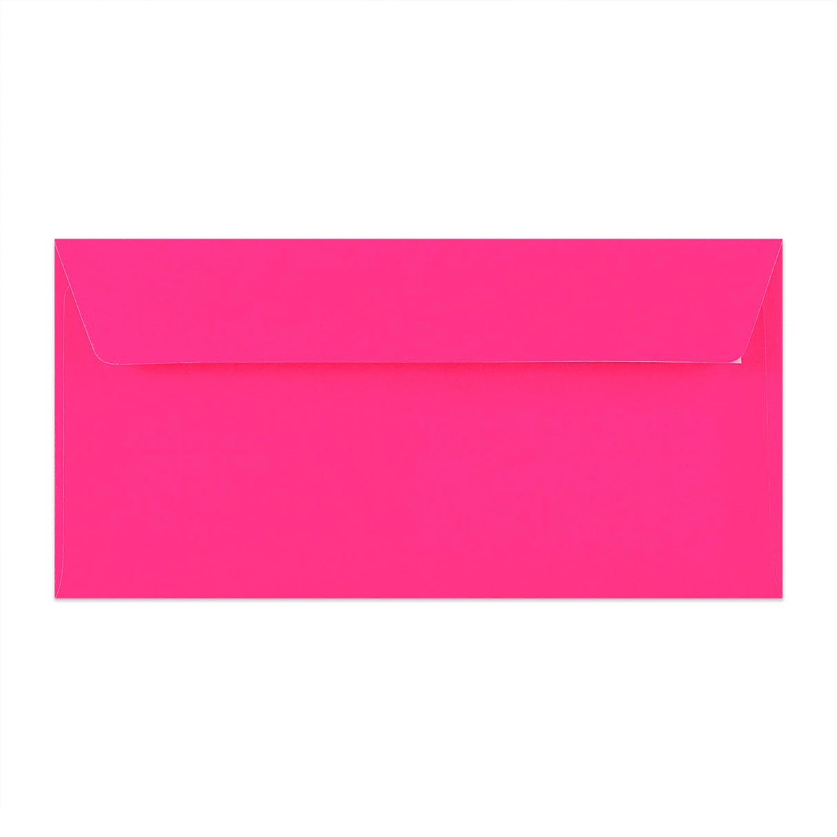 110x220 mm (DL) Busta rosa fluorescente con finestra