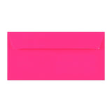 110x220 mm (DL) Busta rosa fluorescente con finestra