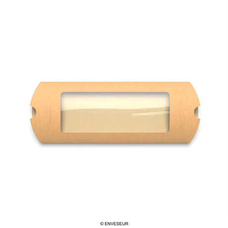 Scatole astuccio in carta kraft con finestra