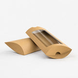 Scatole astuccio in carta kraft con finestra