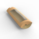 Scatole astuccio in carta kraft con finestra