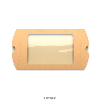Scatole astuccio in carta kraft con finestra