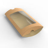 Scatole astuccio in carta kraft con finestra