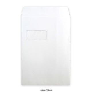 324x229 mm (C4) Busta bianca Post Marque con finestra