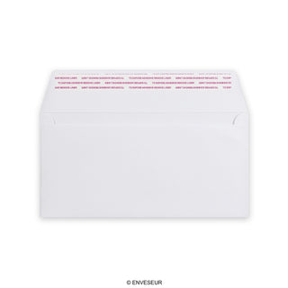 110x220 mm (DL) Busta bianca