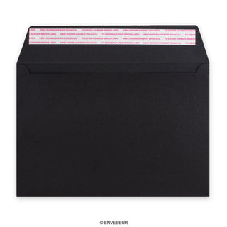 162x229 mm (C5) Busta Post Marque nera