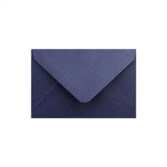 Pearlescent Envelopes Dark Blue 62 x 94 mm Gummed