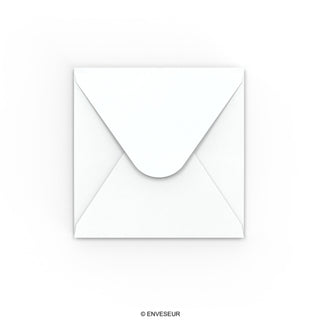 Busta colore bianco con effetto martellato 130x130 mm