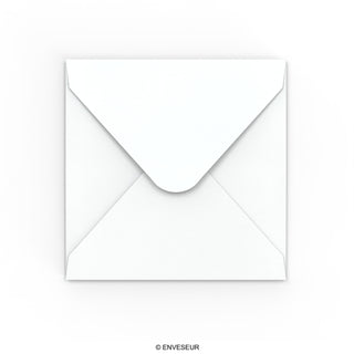 Busta colore bianco con effetto martellato 155x155 mm