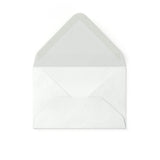 Busta colore bianco con effetto martellato 62x94 mm