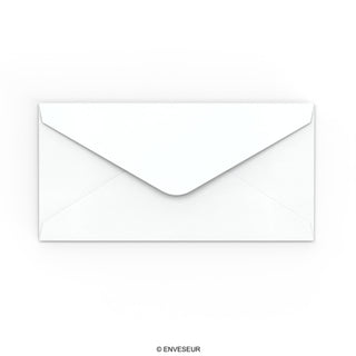 Busta colore bianco con effetto martellato 110x220 mm (DL)