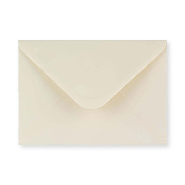 Ivory Wove Gummed V-Flap Greeting Card Envelope (133 x 184mm)