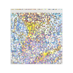 Holographic Finish Foil Bags Silver Holographic 165 x 165 mm